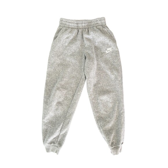 Nike Sweatpants Youth Size M Gray Jogger Sportswear Standard Pockets - Picture 1 of 7